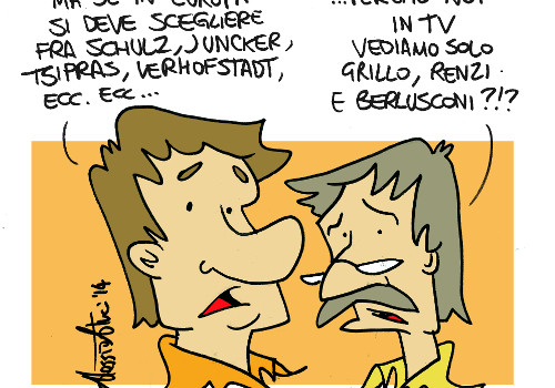 voto europee vignette tsipras juncker schultz verhofstadt