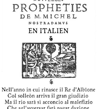 Nostradamus profezia berlusconi mediaset sentenza PD 2013