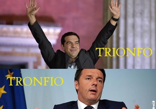 Renzi tsipras sottili differenze